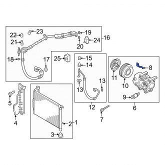 New Fits Kia, A/C Compressor Bracket - Part # 976524V000