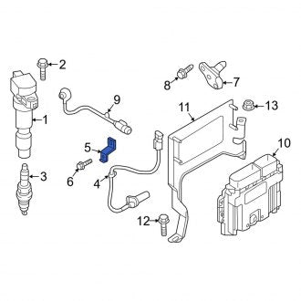 New Fits Kia, Engine Crankshaft Position Sensor Bracket - Part # 391812E610