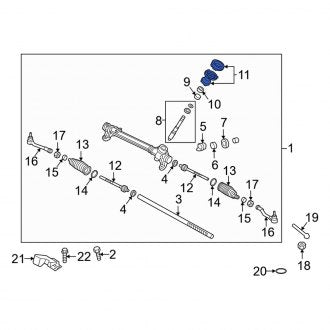 New Fits Kia, Rack and Pinion Cap - Part # 56516D4000