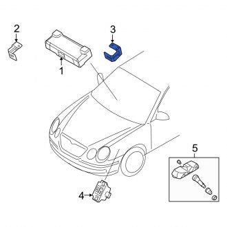 New Fits Kia, Left Tire Pressure Monitoring System Receiver Bracket (958203F000) - Part # 958203F000