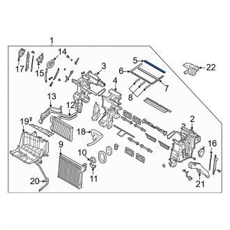 New Fits Kia, Upper HVAC Case Seal - Part # 97245L1300