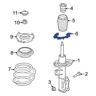 New Fits Kia, Front Coil Spring Insulator - Part # 54633L0000