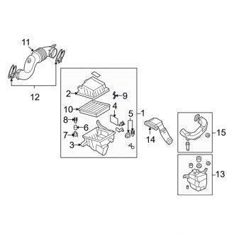 New Fits Kia, Air Filter Housing Lid Clip - Part # 281742G000