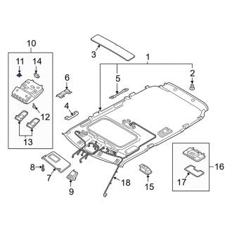 New Fits Kia, Dome Light Clip - Part # 928953Y000