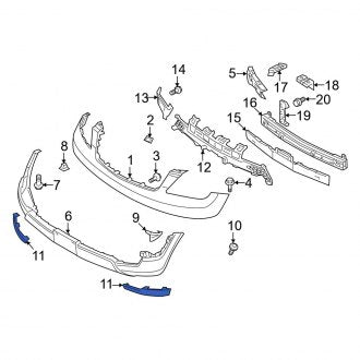 New Fits Kia, Front Left Valance Panel - Part # 865812J000