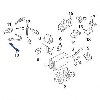 New Fits Kia, Rear Left Oxygen Sensor Bracket - Part # 392113C530