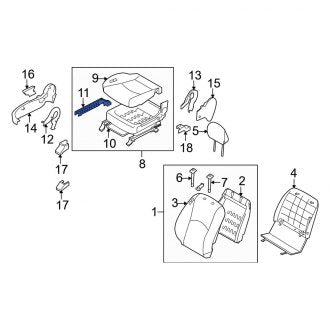 New Fits Kia, Seat Track Cover - Part # 880712J000J7