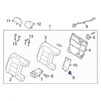 New Fits Kia, Seat Armrest Cap - Part # 89932B0100WK