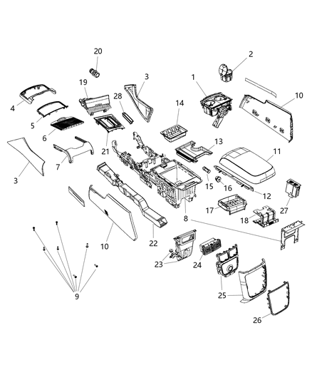 Armrest Console
