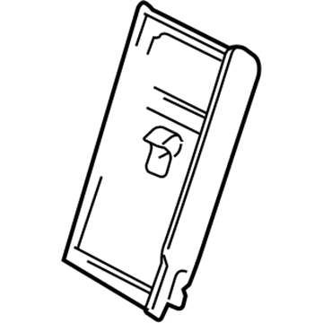 Frame - Rear Seat Back Retaining