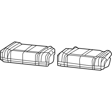New 2022-2024 Fits Chrysler Wagoneer Cover-Rear Seat Cushion - Part # 7HZ04VA6AC