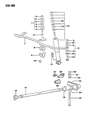Torsion Bar, Lt. (Power Ram)