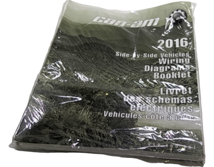 New OEM Genuine Bombardier Recreational Products, Ssv Wiring Diagrams 2016 - - Part # 219100821