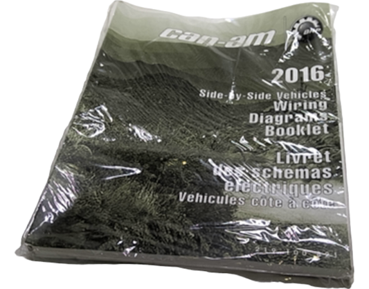 New OEM Genuine Bombardier Recreational Products, Ssv Wiring Diagrams 2016 - - Part # 219100821