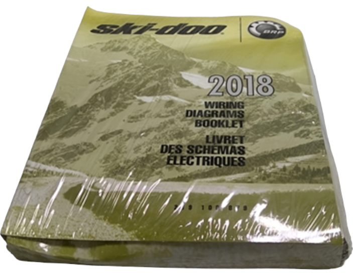 New OEM Genuine Bombardier Recreational Products, Ski-Doo Wiring Diagrams 20 - Part # 219100879