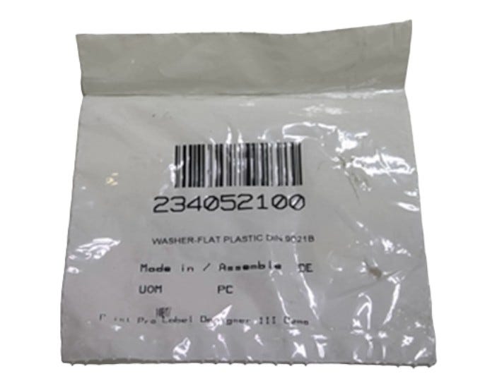 New OEM Genuine Bombardier Recreational Products, Flat Washer 5 Mm - Part # 234052100