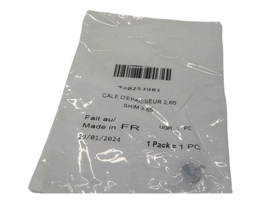 New OEM Genuine Bombardier Recreational Products, Shim 2.65 - Part # 420253981