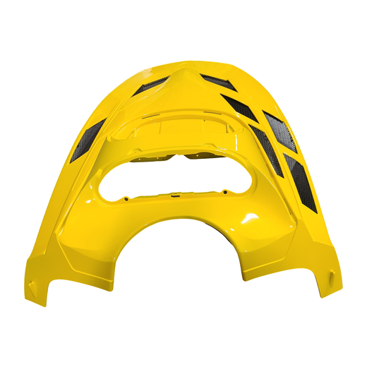 New OEM Genuine Ski-Doo Skandic SWT V800 Yeti II Bombardier Recreational Products, Hood (Yellow) - Part # 605154503