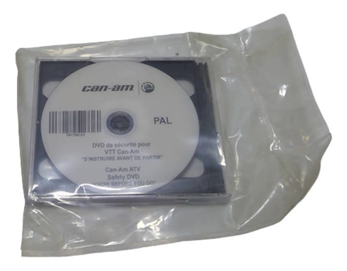 New OEM Genuine Bombardier Recreational Products, Dvd Ntsc - Part # 704700165