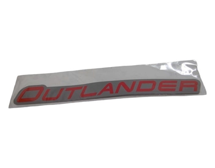New OEM Genuine Bombardier Recreational Products, Front Side Decal Outlande - Part # 704906015