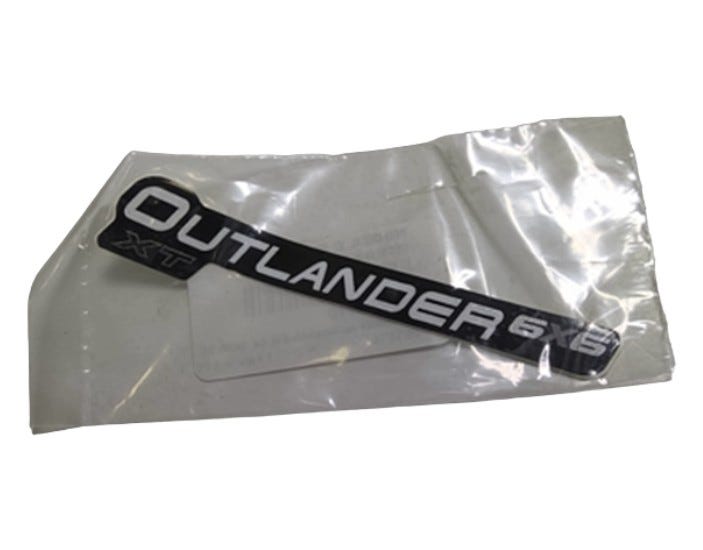 New OEM Genuine Bombardier Recreational Products, Pod Decal Xt 6X6 - Part # 704906116