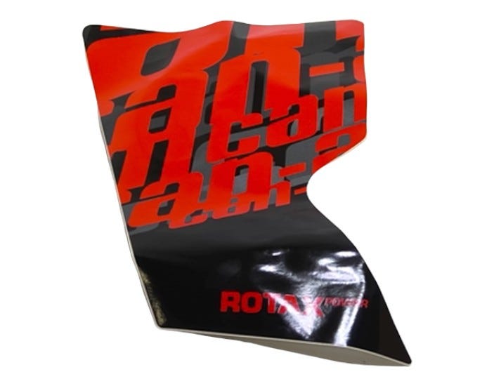 New OEM Genuine Bombardier Recreational Products, Lat. Label Lh - Part # 704906673