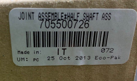 New OEM Genuine Bombardier Recreational Products, Lh Cv Joint - Part # 705500726