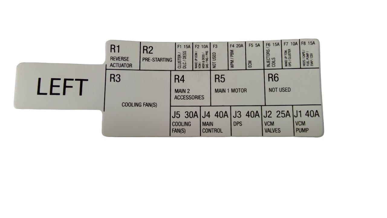 New OEM Genuine Bombardier Recreational Products, Logo Fuse Lfb - Part # 710003080