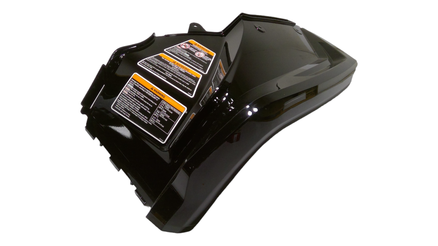 New OEM Genuine Bombardier Recreational Products, Lh Rear Fender Kit Black - Part # 715001814