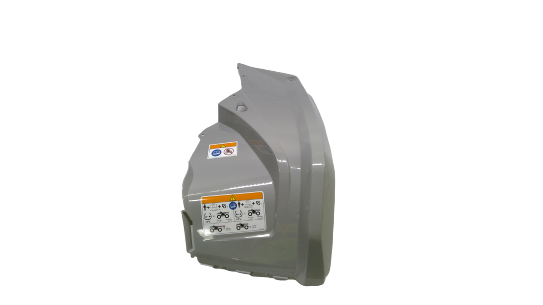 New OEM Genuine Bombardier Recreational Products, Grey Lh Rear Fender - Part # 715002691