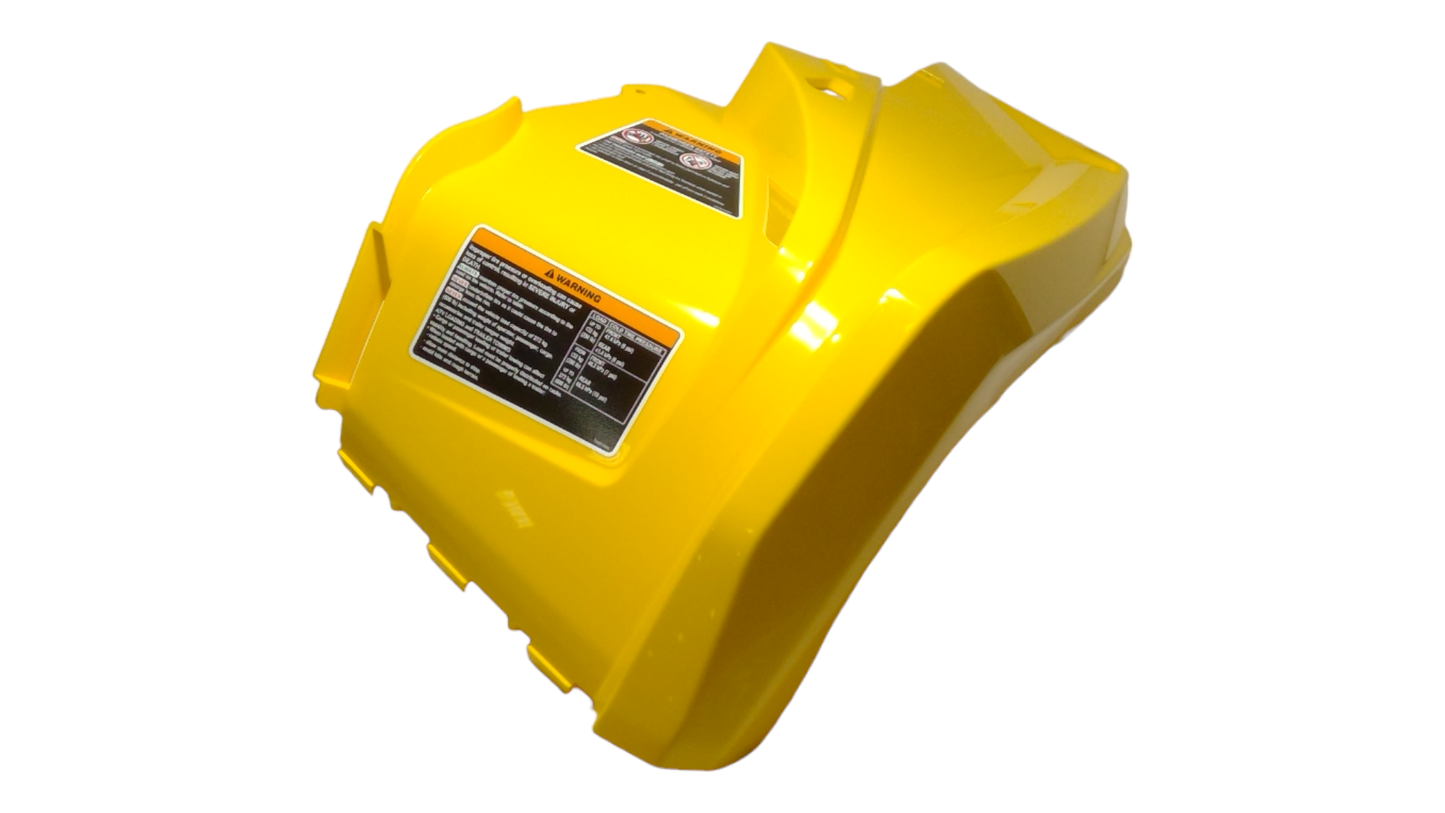 New OEM Genuine Bombardier Recreational Products, Yellow Lh Rear Fender - Part # 715002702