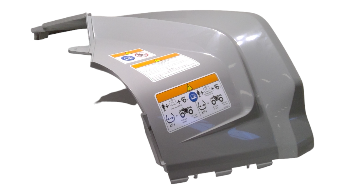 New OEM Genuine Bombardier Recreational Products, Grey Lh Rear Fender Kit - Part # 715003216