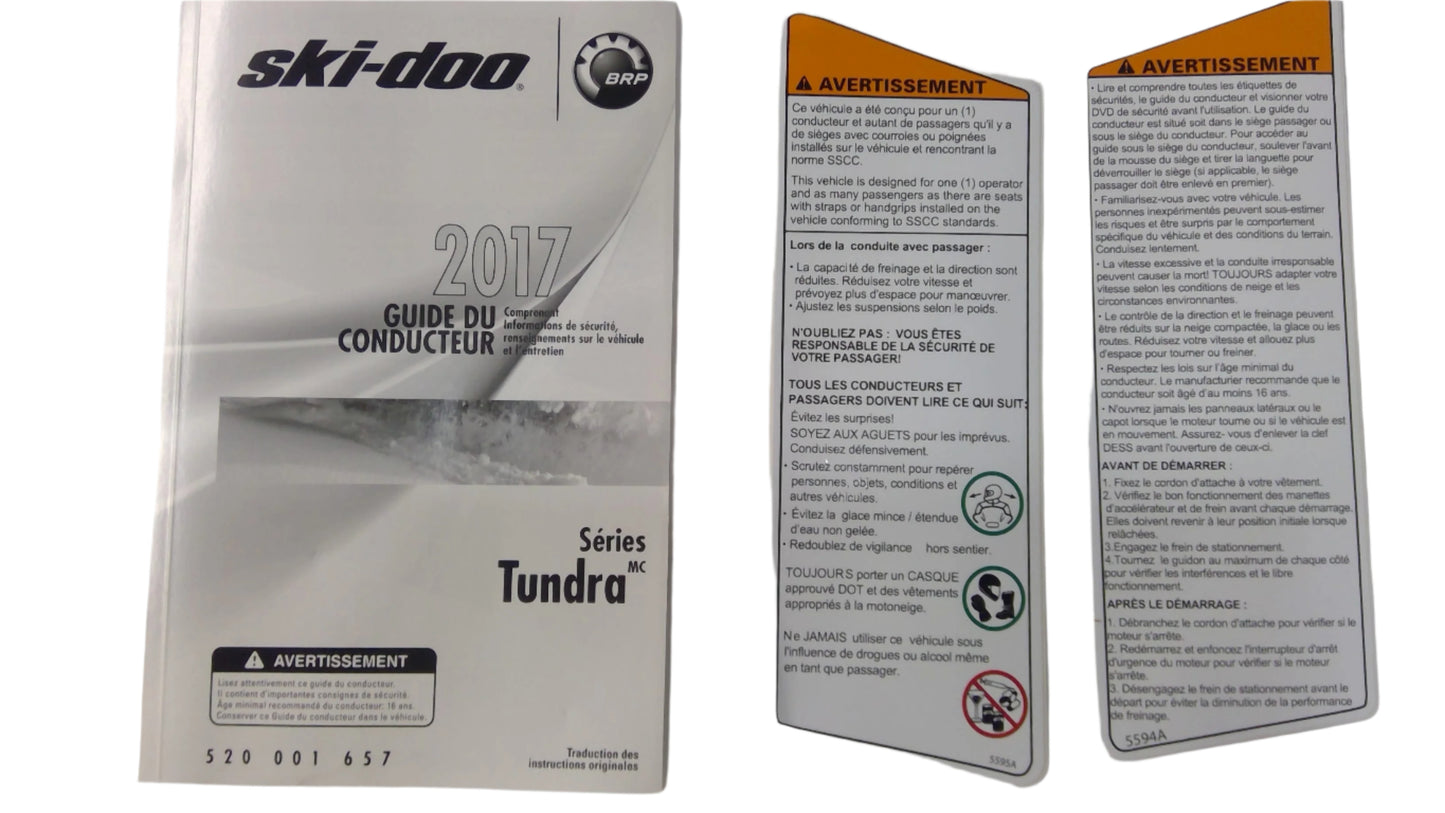 New OEM Genuine Bombardier Recreational Products, Fr Kit Tundra - Part # 860201568