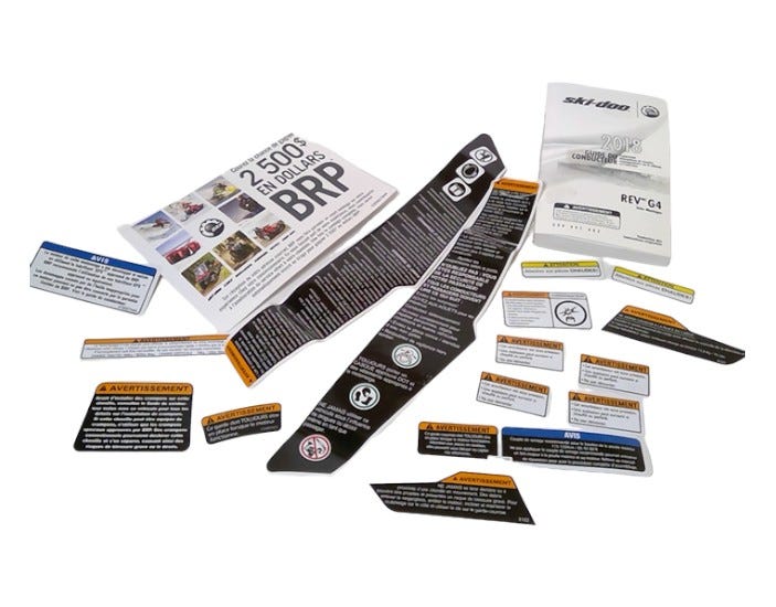 New OEM Genuine Bombardier Recreational Products, Fr Kit Ice Xm 2018 - Part # 860201706