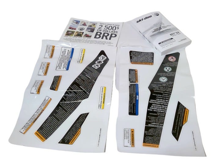 New OEM Genuine Bombardier Recreational Products, Fr Kit Ice Square He 2018 - Part # 860201721