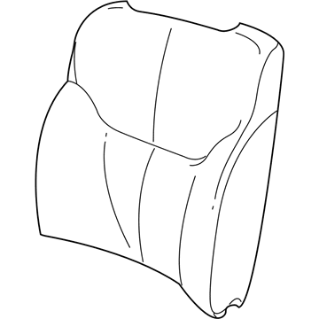 New 2006 Fits Chrysler Sebring Seat Back-Front - Part # 1DA171L2AA
