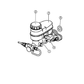Master Cylinder, Power Disc Brake W/Disc/Drum (Brc)