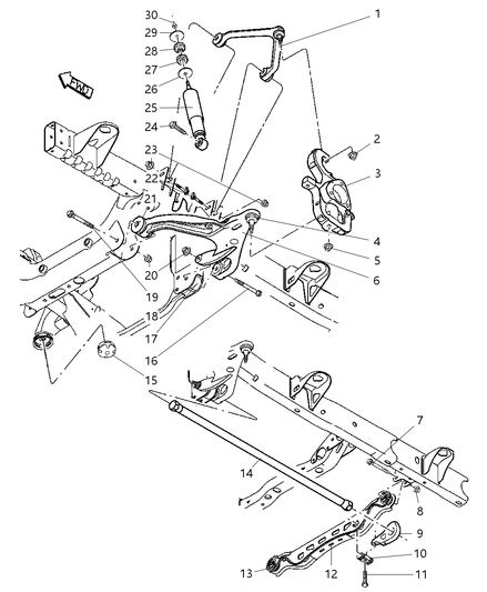 Shock Absorber Package Suspension Front