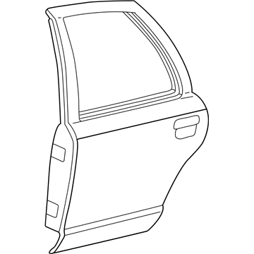 Door Assy - Rear - Less Hinges