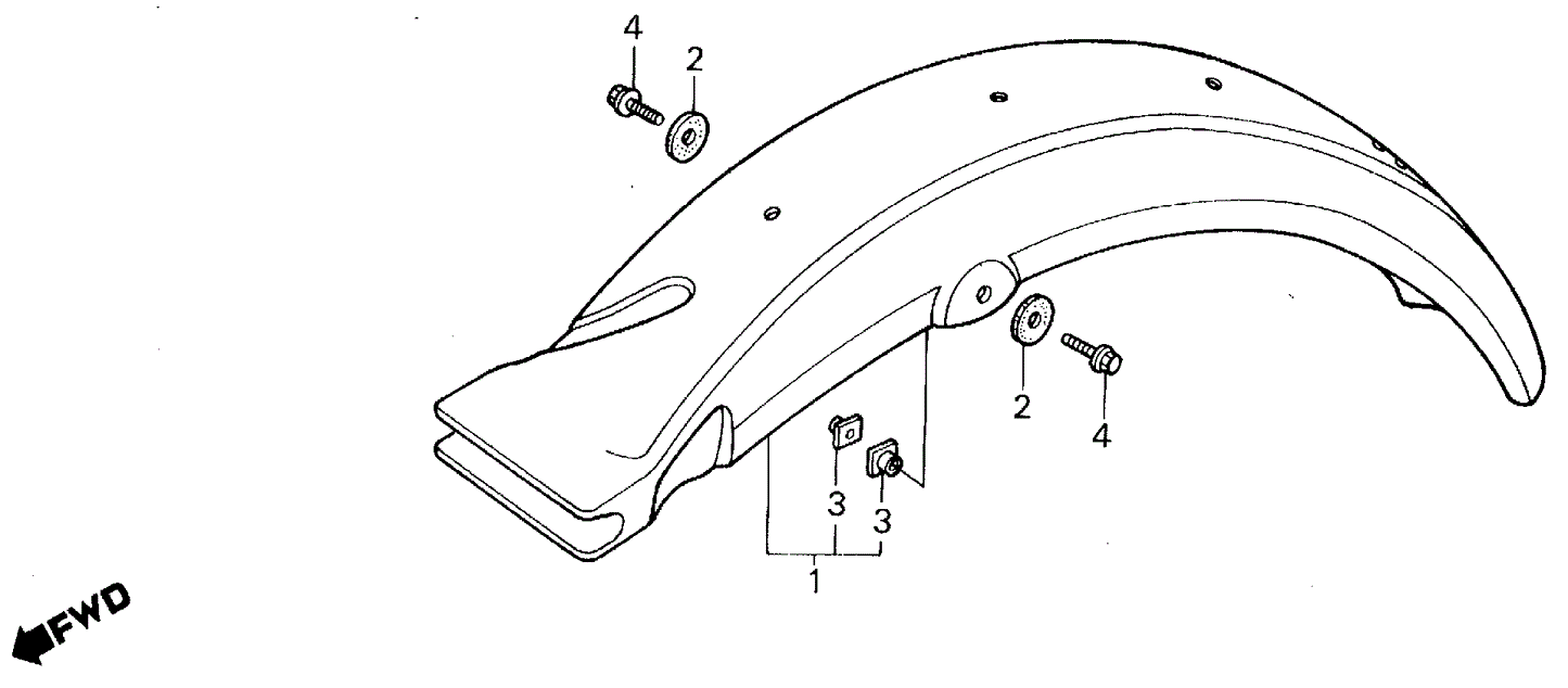 Rubber, Rr. Fender