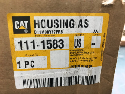 New OEM Genuine Caterpillar, Housing As - Part # 1111583