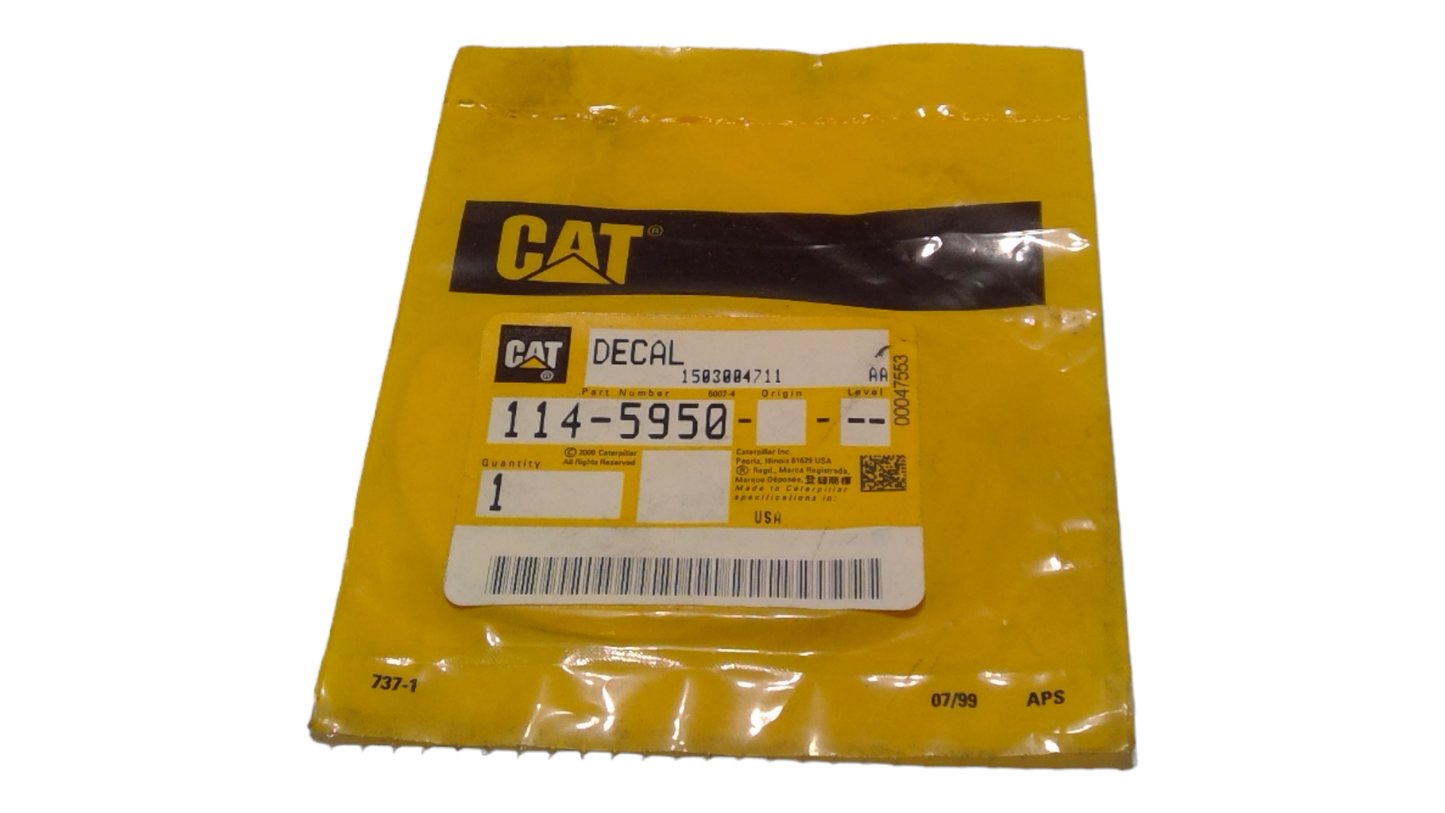 New OEM Genuine Caterpillar, Decal - Part # 1145950