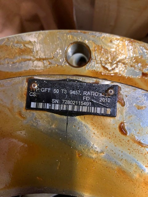 New OEM Genuine Caterpillar, Drive Gp Fin - Part # 1528637