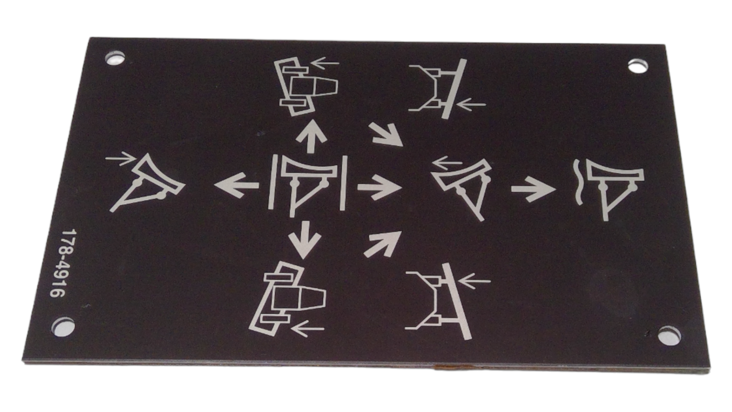 New OEM Genuine Caterpillar, Plate-Inst - Part # 1784916