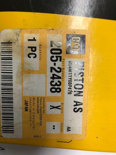 New OEM Genuine Caterpillar, Piston Asm - Part # 2052438