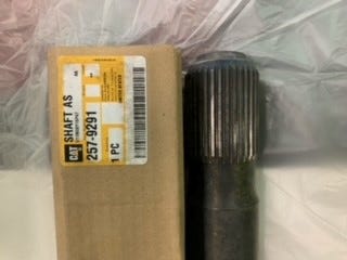 New OEM Genuine Caterpillar, Shaft As - Part # 2579291