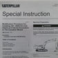 New OEM Genuine Caterpillar, Kit Cab Hatc - Part # 3679068