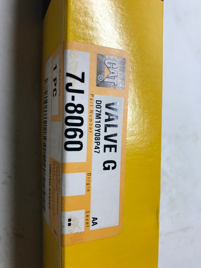 New OEM Genuine Caterpillar, Valve G - Part # 7J8060