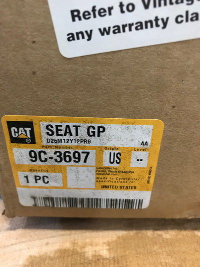 New OEM Genuine Caterpillar, Seat Gp - Part # 9C3697