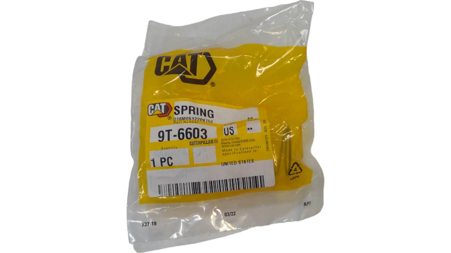 New OEM Genuine Caterpillar, Spring - Part # 9T6603